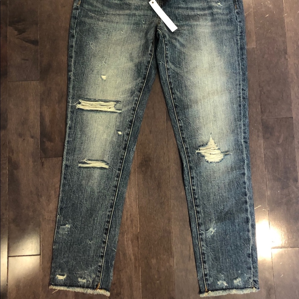 Blank nyc cropped girlfriend jeans